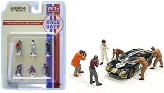 Américan Diorama : Figurines 1/64 : Race day 1 (Edition Limitée Par Mijo Exclusives)-detail