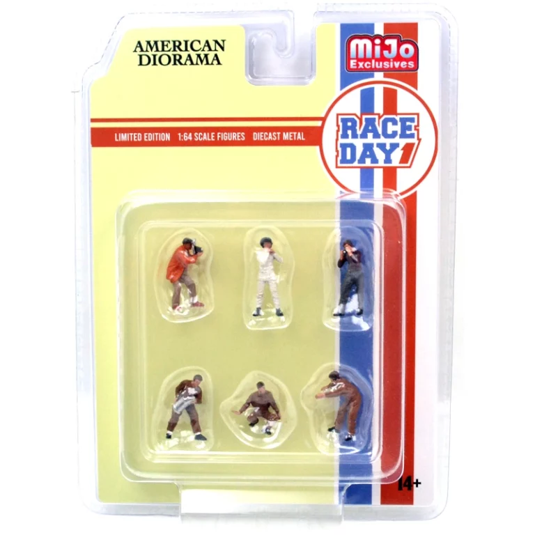 Américan Diorama : Figurines 1/64 : Race day 1 (Edition Limitée Par Mijo Exclusives)