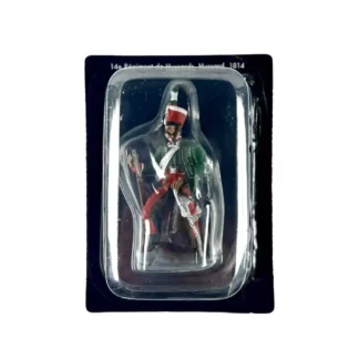 Hussard 14ème Régiment de Hussards 1814 : Napoléon : Figurine en métal 1/32