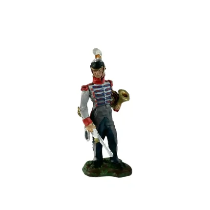 Figurine musicien cuirassiers 1810 métal 1/32
