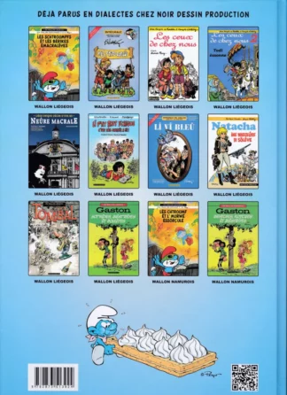 Les Schtroumpfs en Dialecte Bruxellois ! Les Schtroumpfs et les boentjes mauves-verso