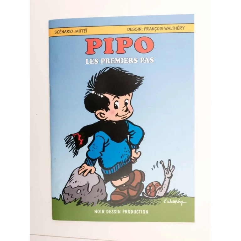 Pipo : Walthery : Carnet de croquis numéroté et signé (Noir Dessin Production)
