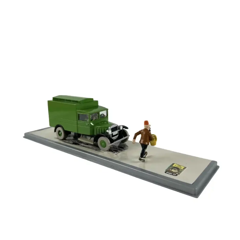 Tintin : Fourgon Cellulaire : Tintin Transport #5 : Voiture miniature 1/43