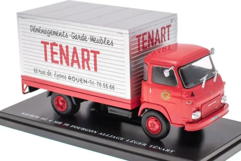 Renault Saviem Sg 4 MB 59 60 Fourgon Alliage Léger Tenart 1968 1/43