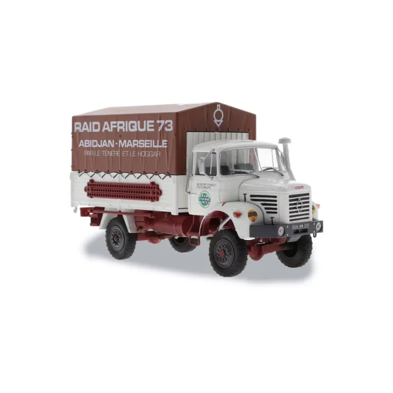 Camion Berliet L 64 8/R Raid Afrique 73 Abidjan - Marseille 1/43