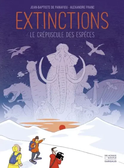 couverture extinctions le crépuscule des espèces édition originale