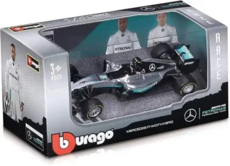 Bburago 18-38026 1:43 F1 W07 Hybrid Mercedes AMG Petronas 2016-boite