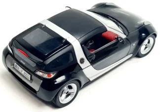 Smart Roadster Coupé noir Burago Voiture miniature 1/18-1