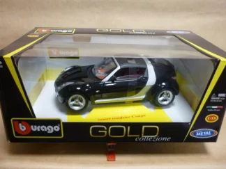 Smart Roadster Coupé noir Burago Voiture miniature 1/18