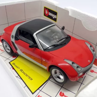 Smart Roadster rouge Burago Voiture miniature 1/18