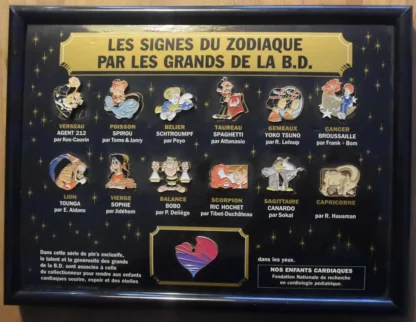 Les 12 Signes du Zodiaque Pin's BD