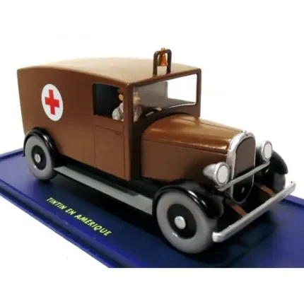 Ambulance de Chicago Tintin en Amérique Atlas 1/43
