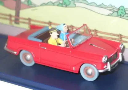 Triumph Herald Tintin Île Noire Atlas 1/43