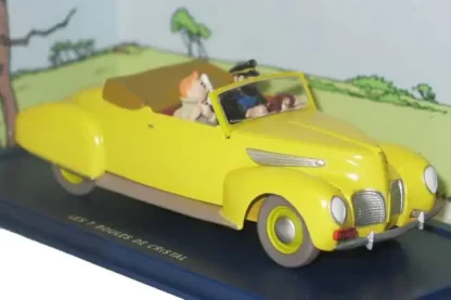 Cabriolet capitaine Haddock Tintin Sept Boules de Cristal Atlas 1/43