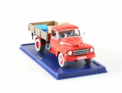 Camion Hanomag L28 rouge Tintin Île Noire Atlas 1/43
