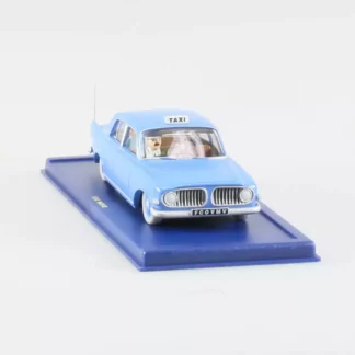 Le-taxi-Ford-Zephyr-MKIII-bleu-Tintin-et-l-île-noire-1-43-avant