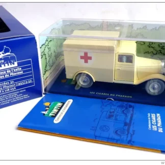 tintin-cigares-pharaon-ambulance-asile-atlas-56-1-43-certificat