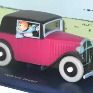 Coupé-spider Tintin Oreille Cassée Atlas 1/43