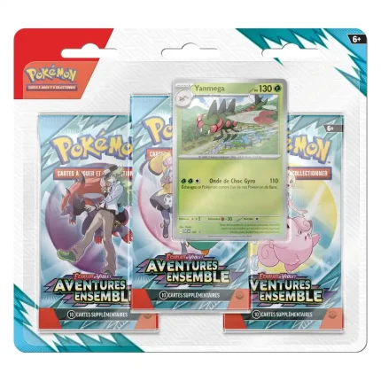 Pokémon Display Yanmega 3 boosters EV09 Aventures Ensemble réf. 100-10305