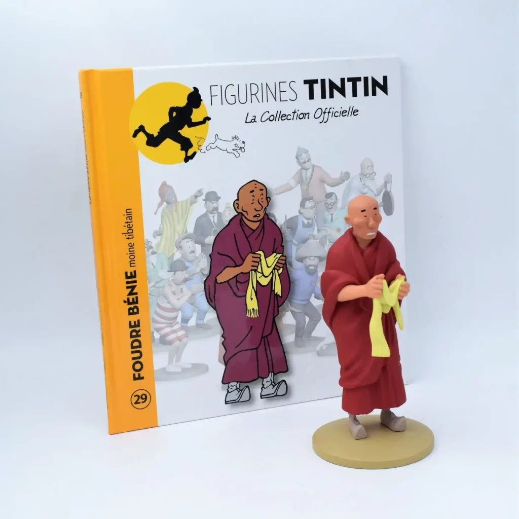 figurine resine foudre benie tintin