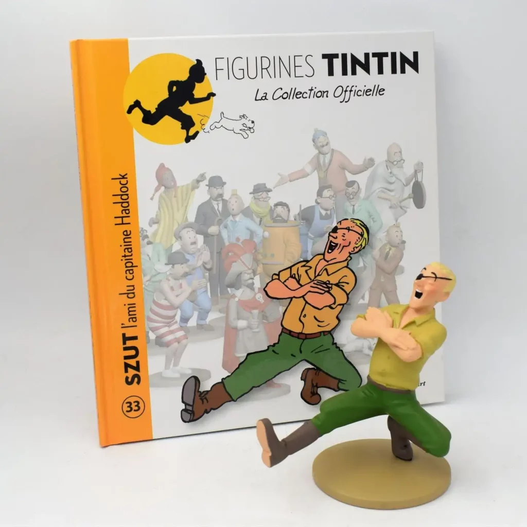 Tintin-Szut-l-ami-du-Capitaine-Haddock-Figurine-résine-complet