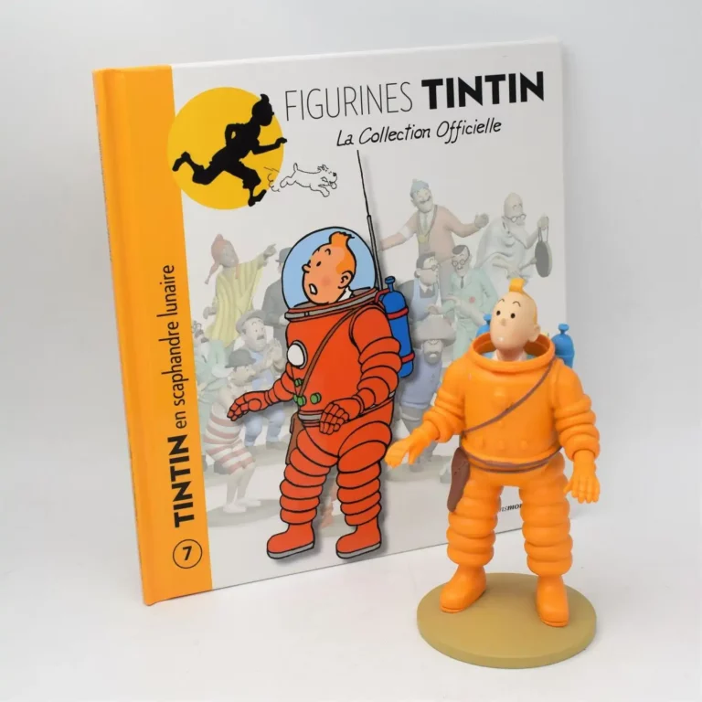Tintin-en-scaphandre-lunaire-Figurine-en-résine-complet