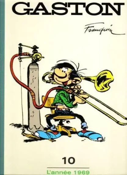 Gaston-10-10-L-année-1969-par-Franquin-et-Jidéhem