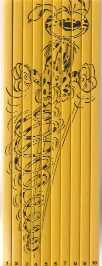Collection Marsupilami de 10 albums avec bonus par Franquin. Ensemble incontournable mettant à l’honneur le personnage culte et son univers graphique.