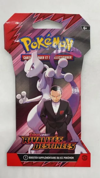 Booster Pokémon EV10 Rivalités Destinées Giovanni & Mewtwo réf. 100-10602