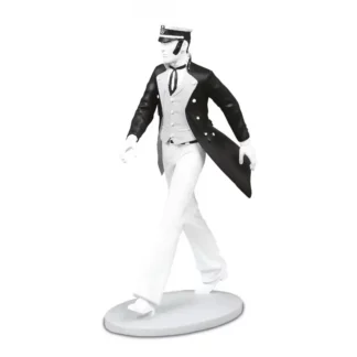 corto-maltese-figurine-fable-de-venise-noir-et-blanc