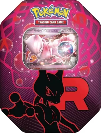 Pokémon Boîte Métal Team Rocket Mewtwo-ex