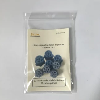 jantes speedline rallye 1/43 impression 3d akilon