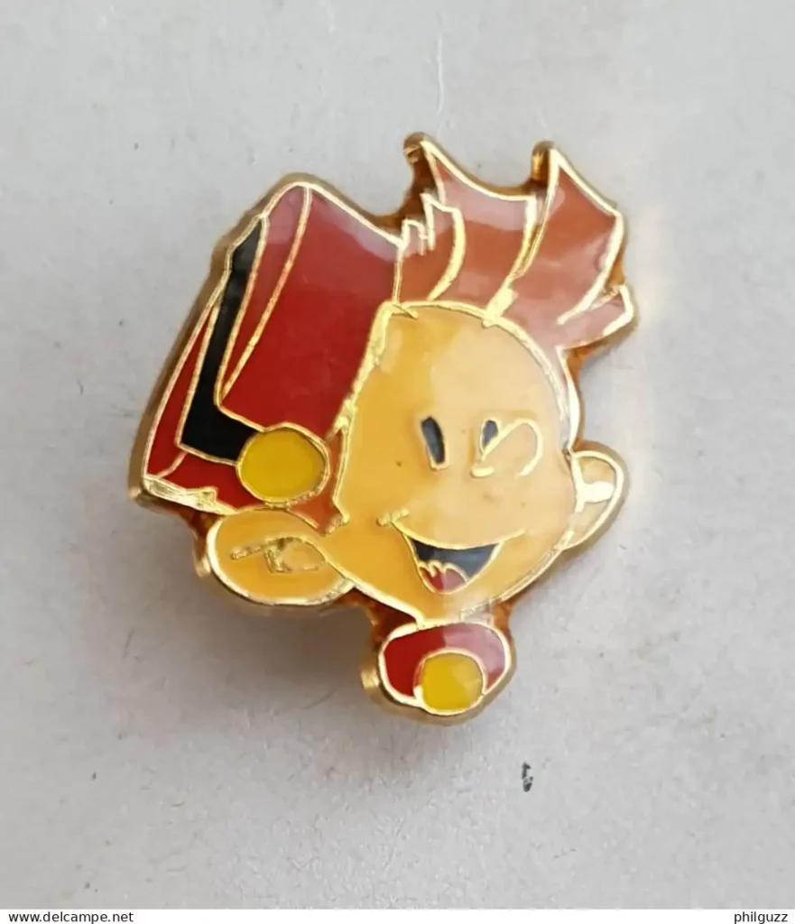 Pin's Tête de Spirou Corner Franquin