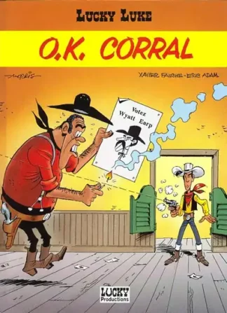 Lucky Luke OK Corral album BD Morris Fauche Adam