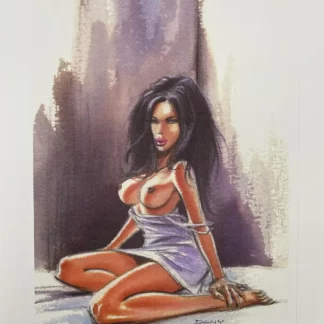 Pin-up-Insolence-Affiche-Signée-par-Dany