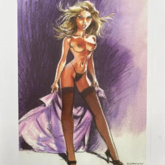 Pin-up-Provocation-Affiche-Signée-par-Dany