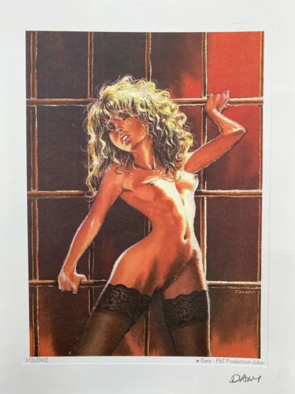 Pin-up-Violence-Affiche-Signée-par-Dany