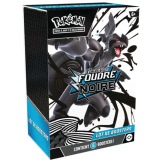 Pokémon EV10.5 Foudre Noire Bundle 6 Boosters (réf. 10-10115-102) : pack officiel de 6 boosters scellés Écarlate & Violet EV10.5. Idéal pour joueurs et collectionneurs.