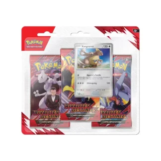 Pokémon Tripack Kangourex avec 3 boosters et carte promo réf. 100-10603
