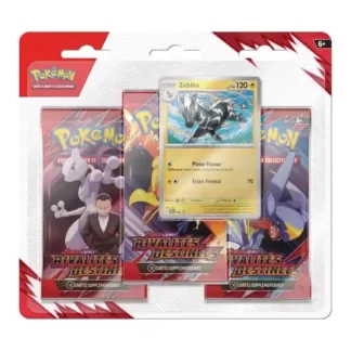 Pokémon Tripack Zéblitz avec 3 boosters et carte promo réf. 100-10603