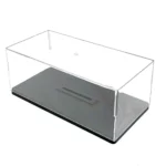Boîte vitrine 1/24 voiture miniature plexi avec socle noir