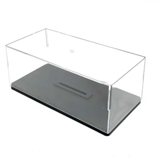 Boîte vitrine 1/24 voiture miniature plexi avec socle noir