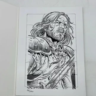 Puzzle Légende Chevalier noir et blanc signé Swolfs