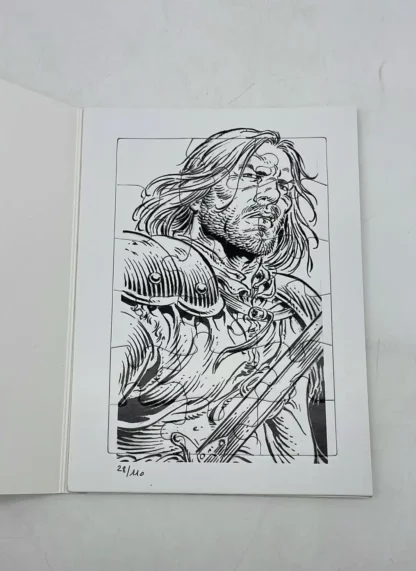Puzzle Légende Chevalier noir et blanc signé Swolfs