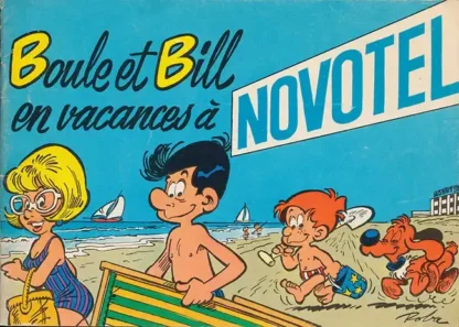 Boule et Bill en vacances à Novotel 1979 Roba