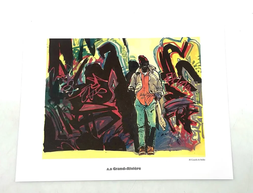 Ex-libris A.D Grand-Rivière Al Coutelis grand format Casterman
