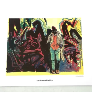 Ex-libris A.D Grand-Rivière Al Coutelis grand format Casterman