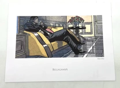 Ex-libris Bellagamba Cabanes grand format Casterman
