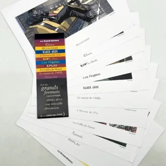 Ex-libris Casterman assortiment de 11 tirages offset