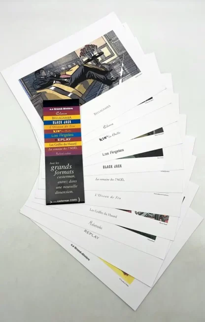 Ex-libris Casterman assortiment de 11 tirages offset